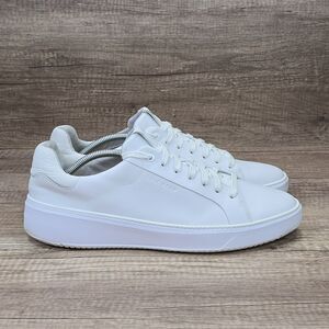 Cole Haan GrandPrø Topspin Men's Size 12M White Leather Sneakers (C35573)